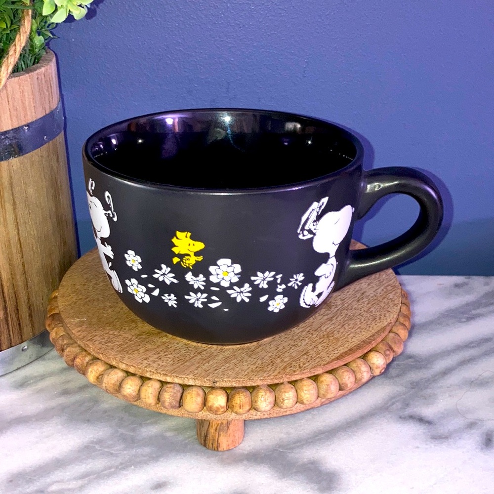 Snoopy peanuts soup mug 24oz
